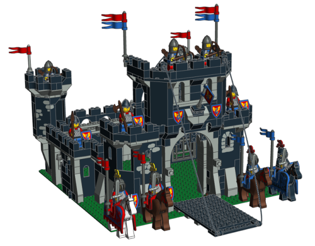 Lego 6085 black online monarch's castle