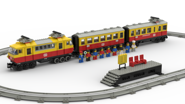 LEGO Inter-City Passenger Train Set 7740